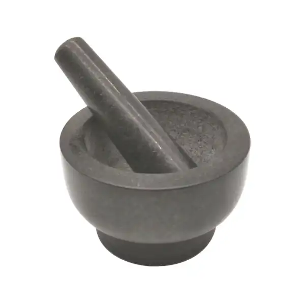 Polished Granite Mortar and Pestle